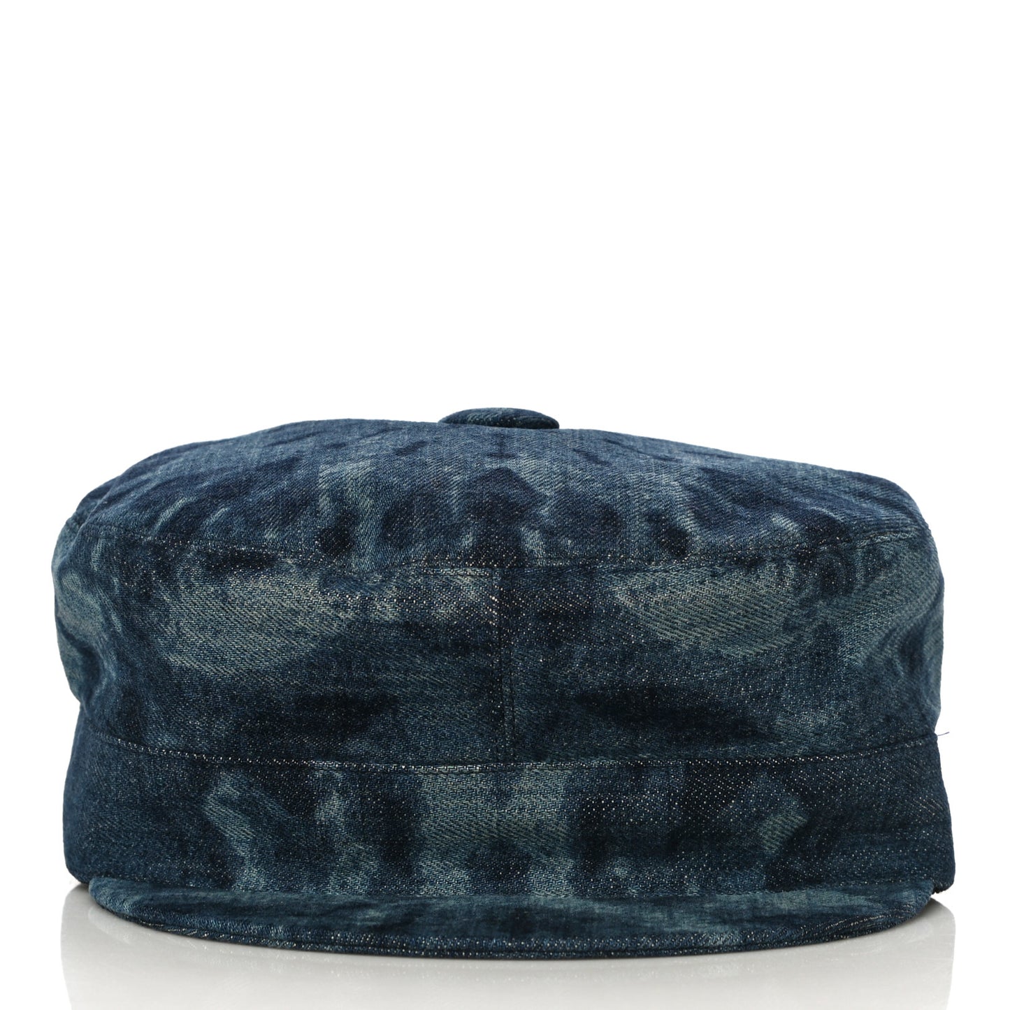 Cotton Denim Baker Boy Hat 57 Blue