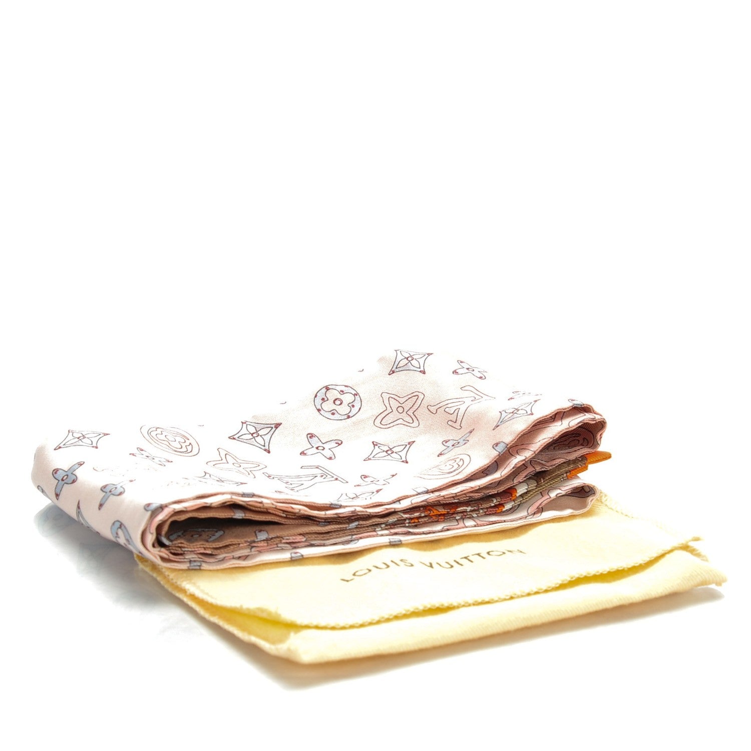 Louis Vuitton Silk Monogram Map Bandeau 6 of 6