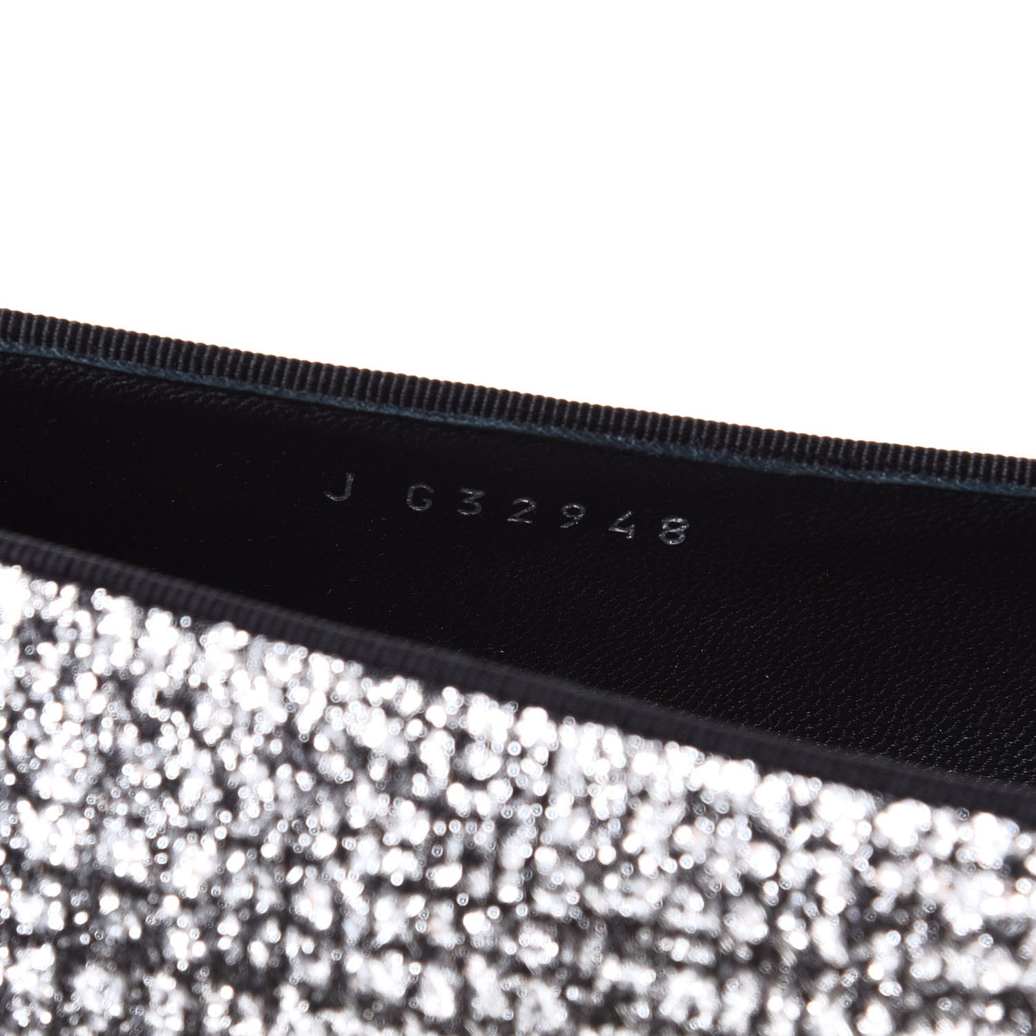 Chanel Fantasy Fabric Grosgrain CC Mocassin Loafers 41 Silver Black 9 of 9