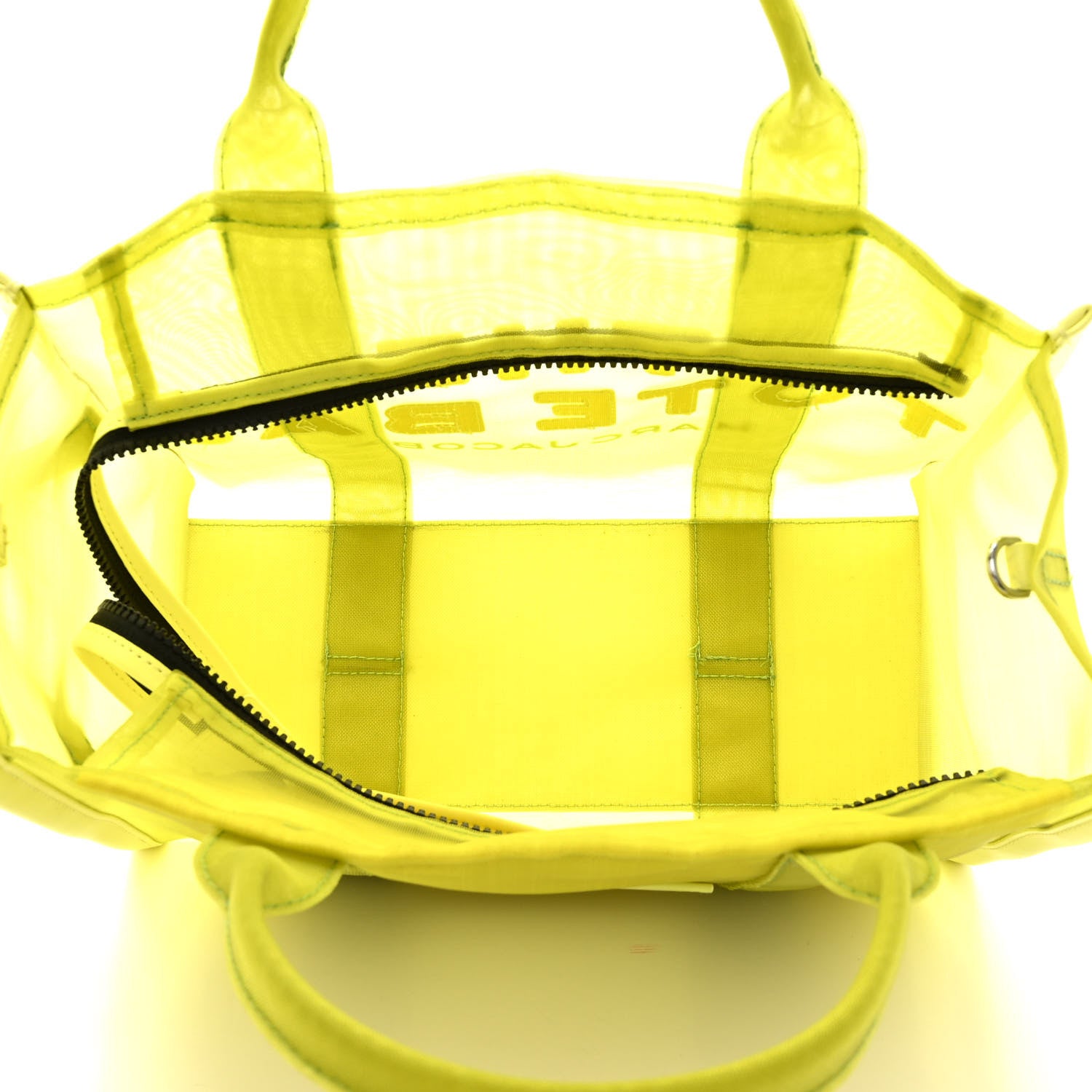 Marc Jacobs Mesh Medium The Tote Bag Fluo Yellow 5 of 11