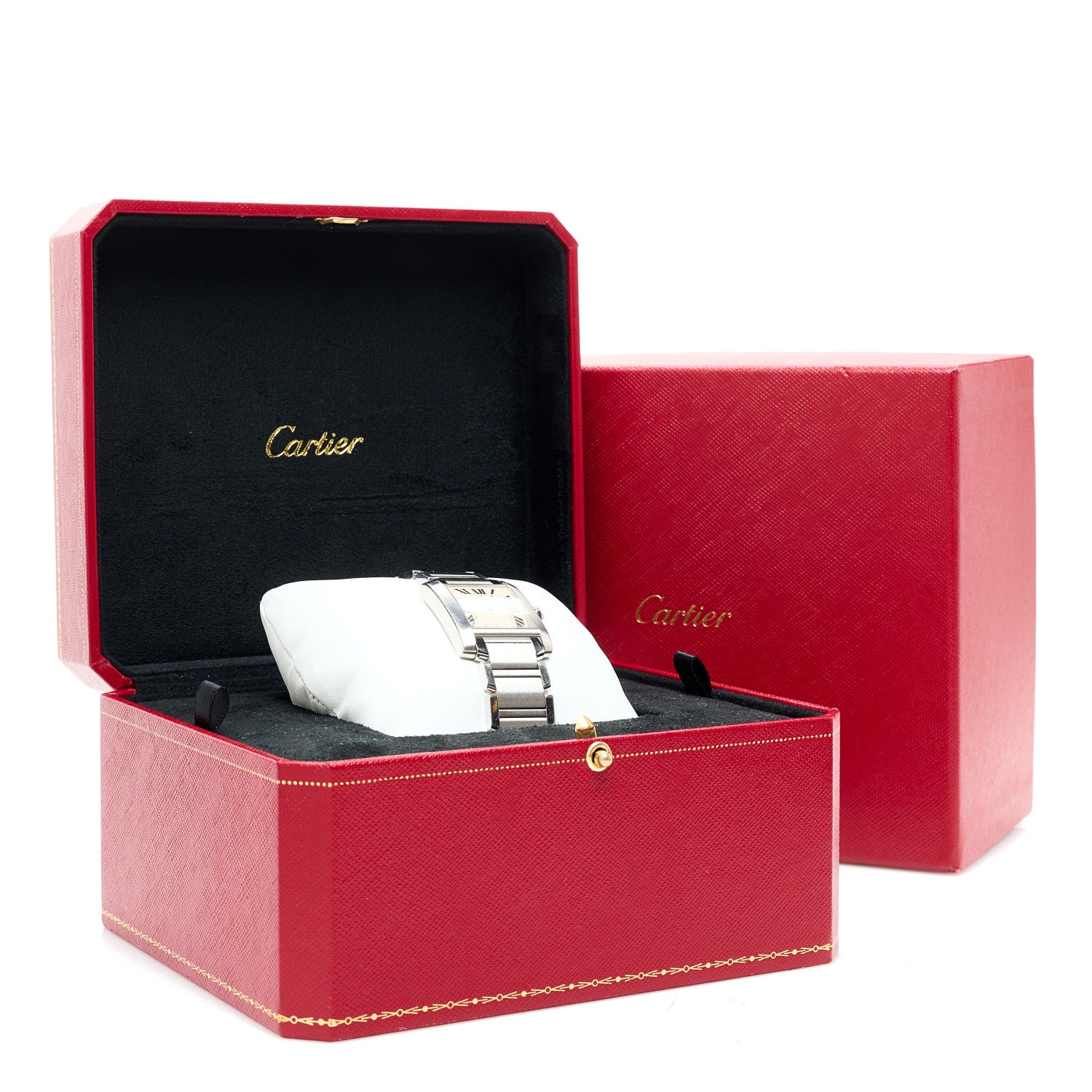 Cartier Stainless Steel 25mm Tank Francaise Quartz Watch 5 of 5