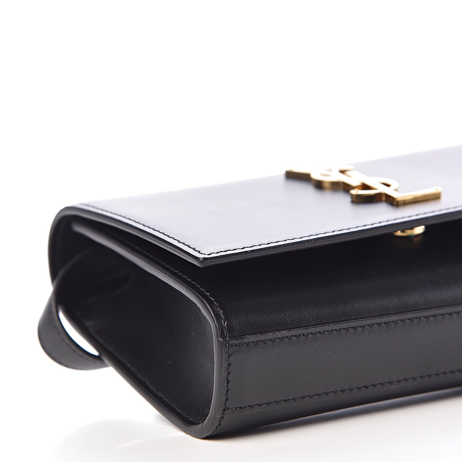Saint Laurent Smooth Calfskin Monogram Kate Belt Bag Black 6 of 9