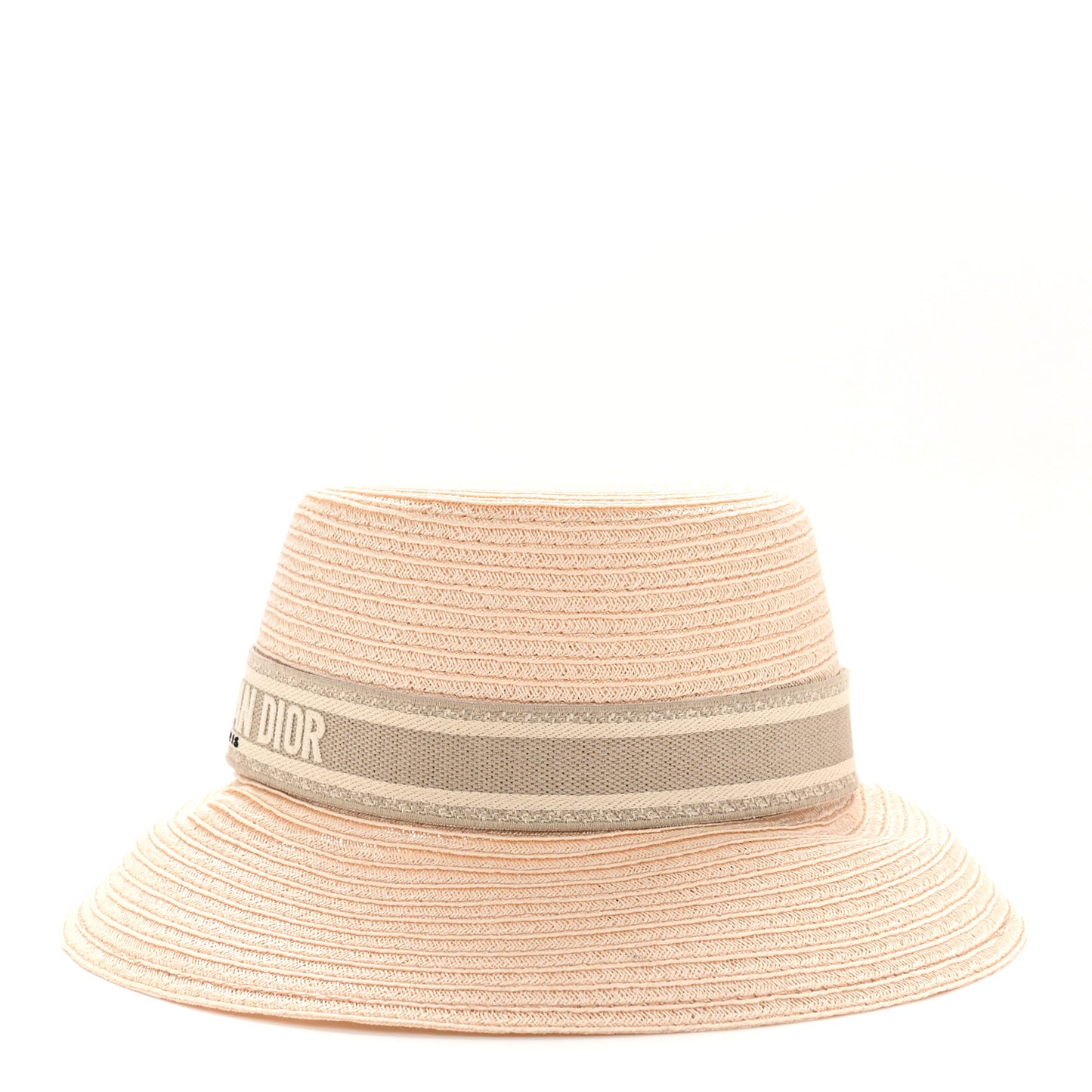 Straw Bucket Hat 57 Natural Rose Des Vents