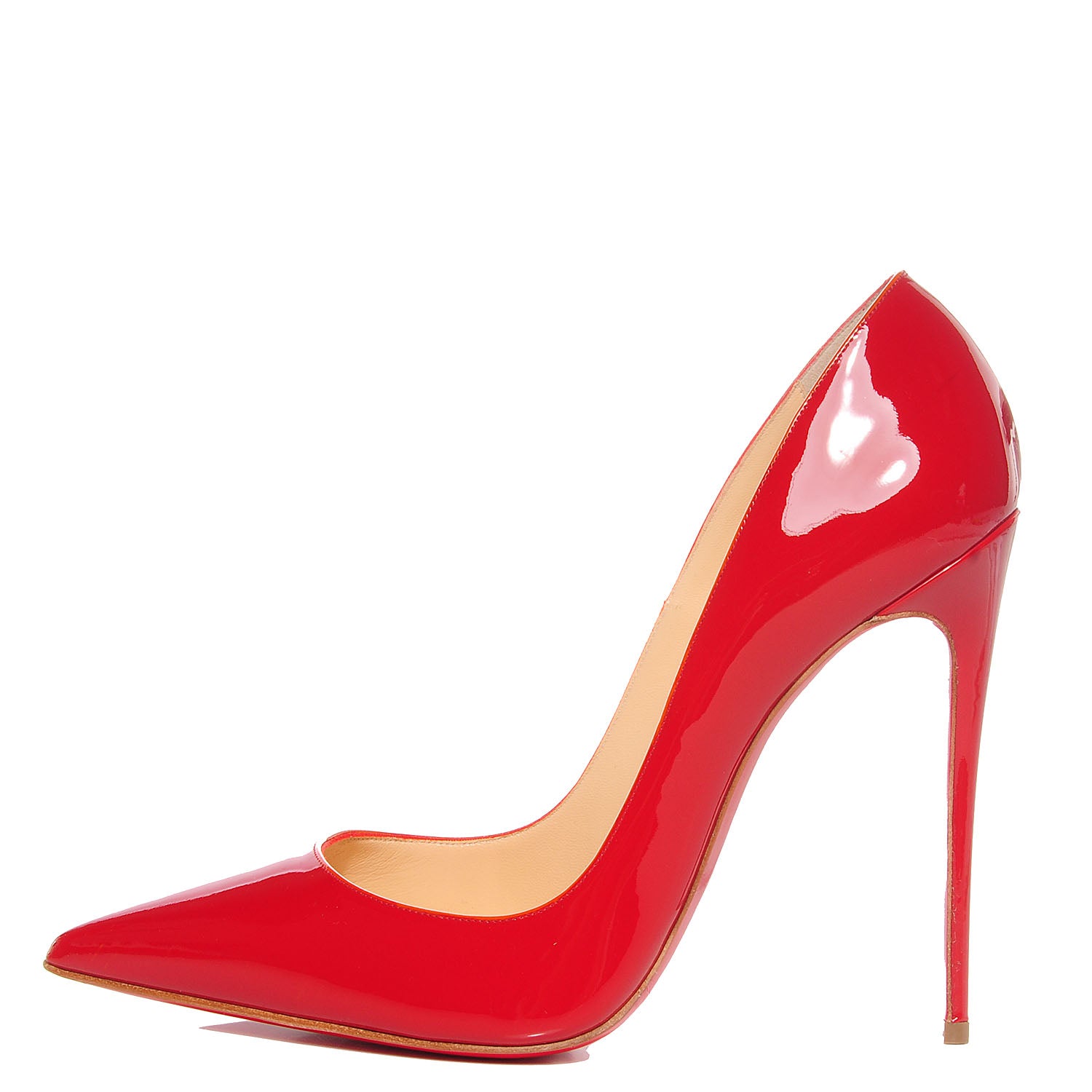 Christian Louboutin Patent So Kate 120 Pumps 40 Red 1 of 7