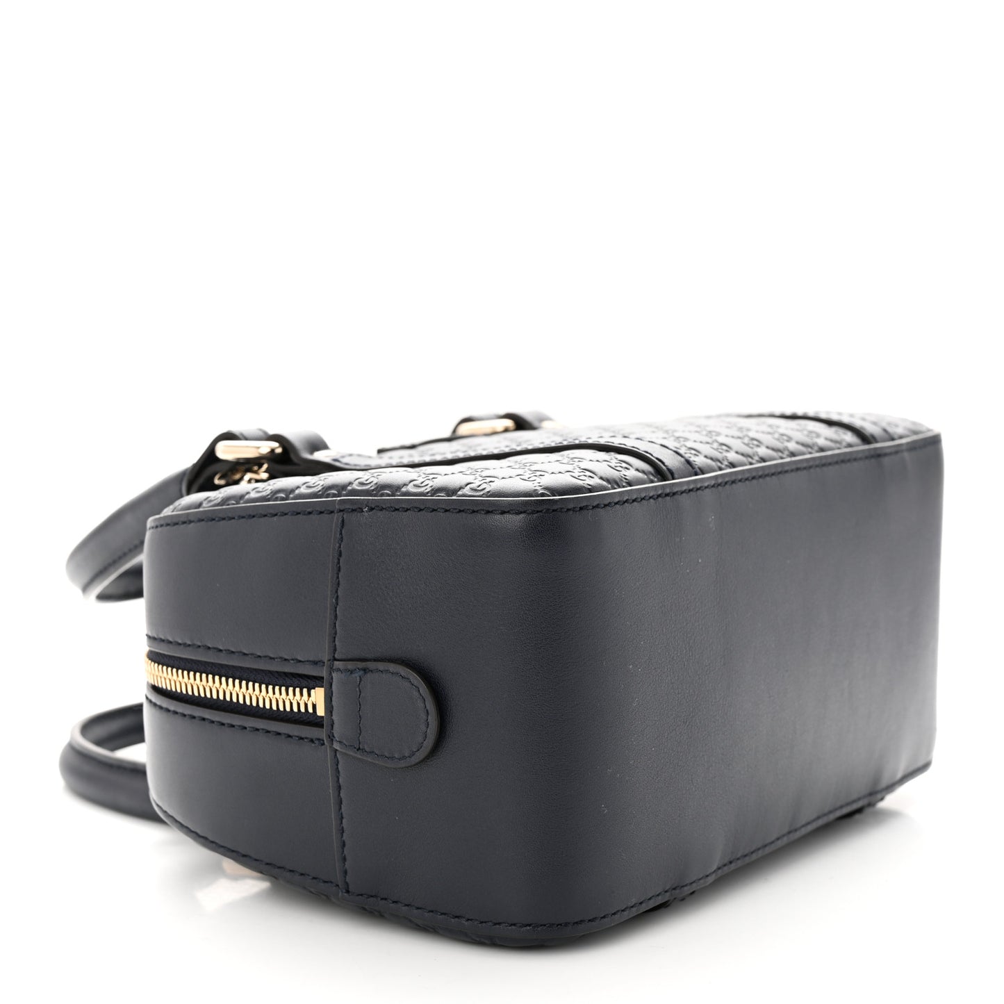 Soft Microguccissima Small Crossbody Bag Blue