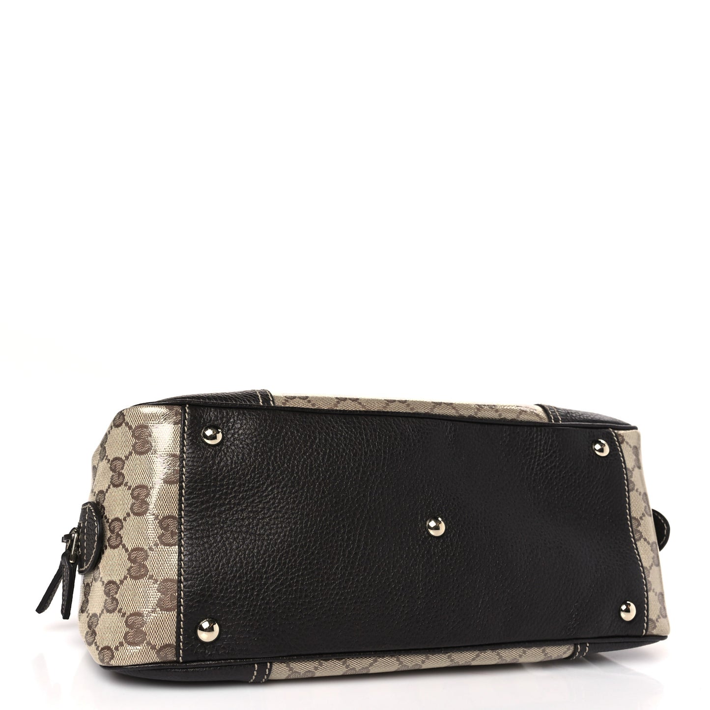 Crystal Monogram Web Princy Boston Brown