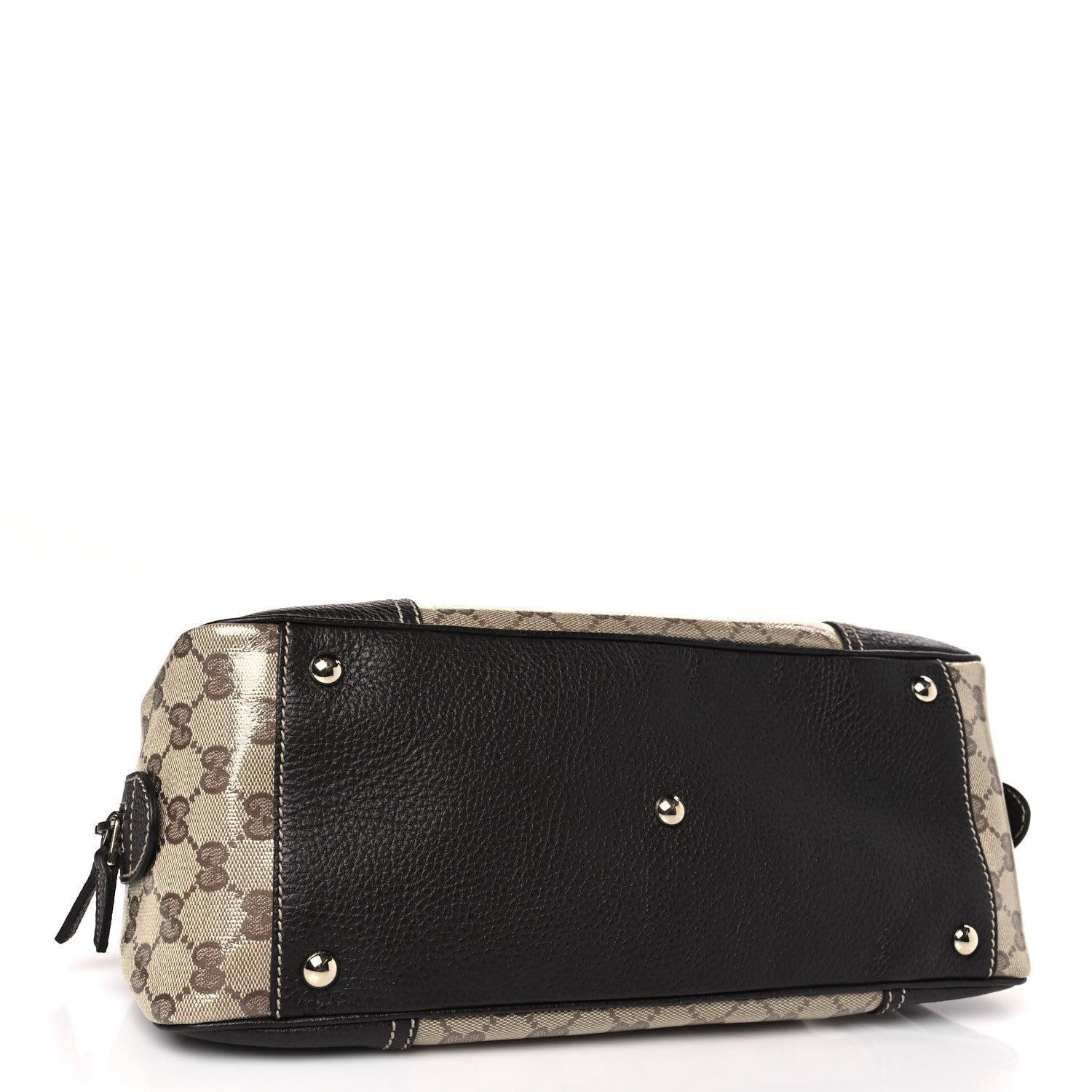 Gucci Crystal Monogram Web Princy Boston Brown 3 of 8