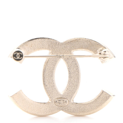 Chanel Crystal Palais Garnier CC Brooch Gold 3 of 5