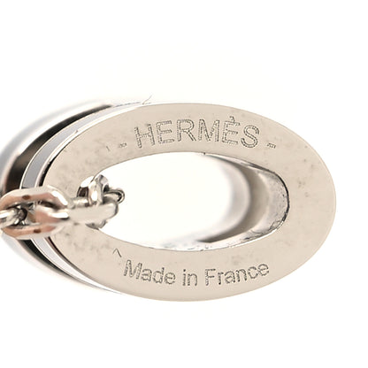 Hermes Lacquered Palladium Mini Pop H Pendant Necklace Black 5 of 5