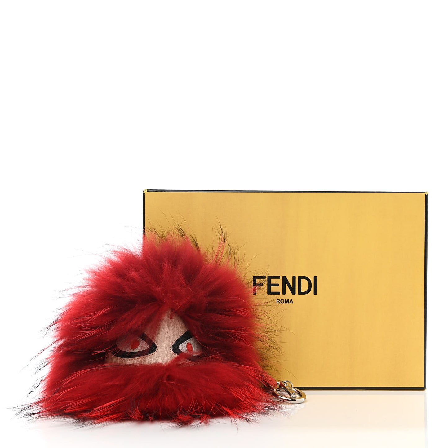 Fox Fur Snobius Monster Bag Bug Charm Red