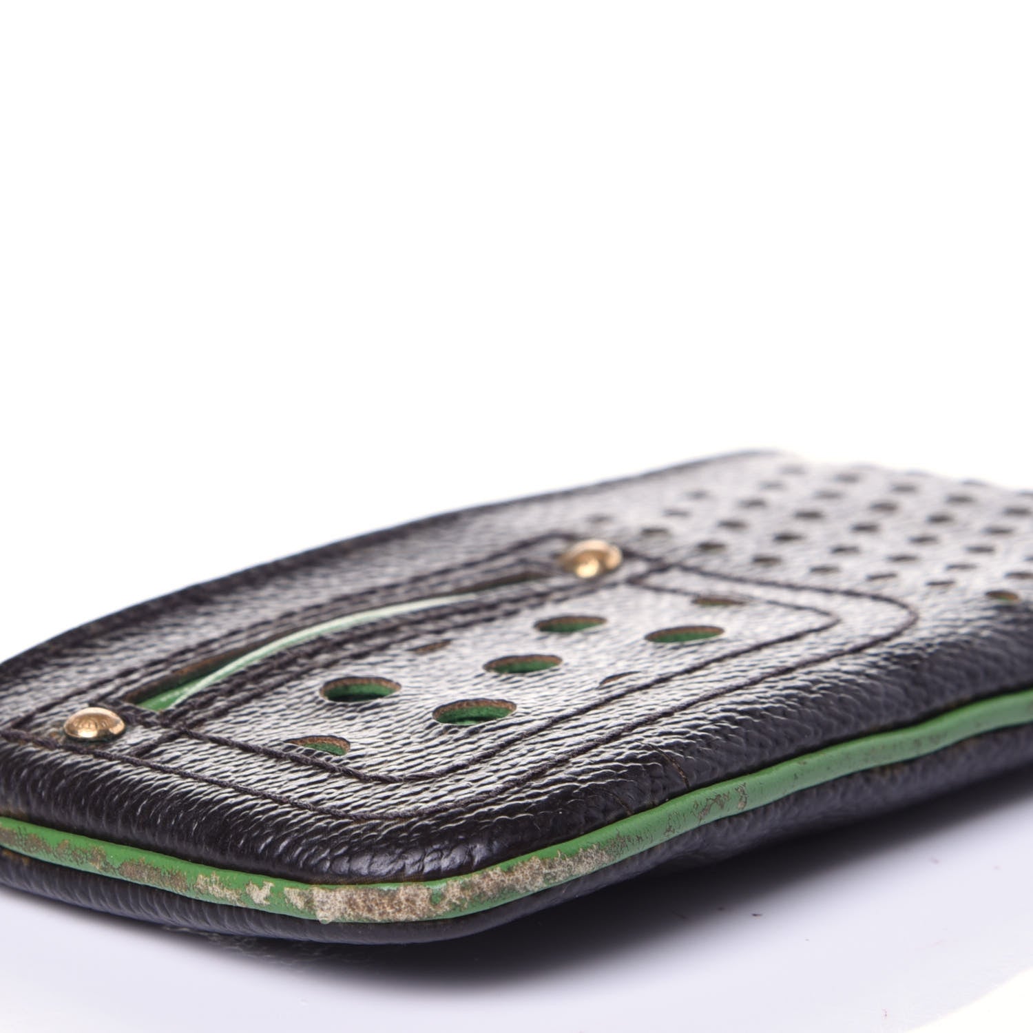 Louis Vuitton Monogram Perforated Key Pouch Green 7 of 10
