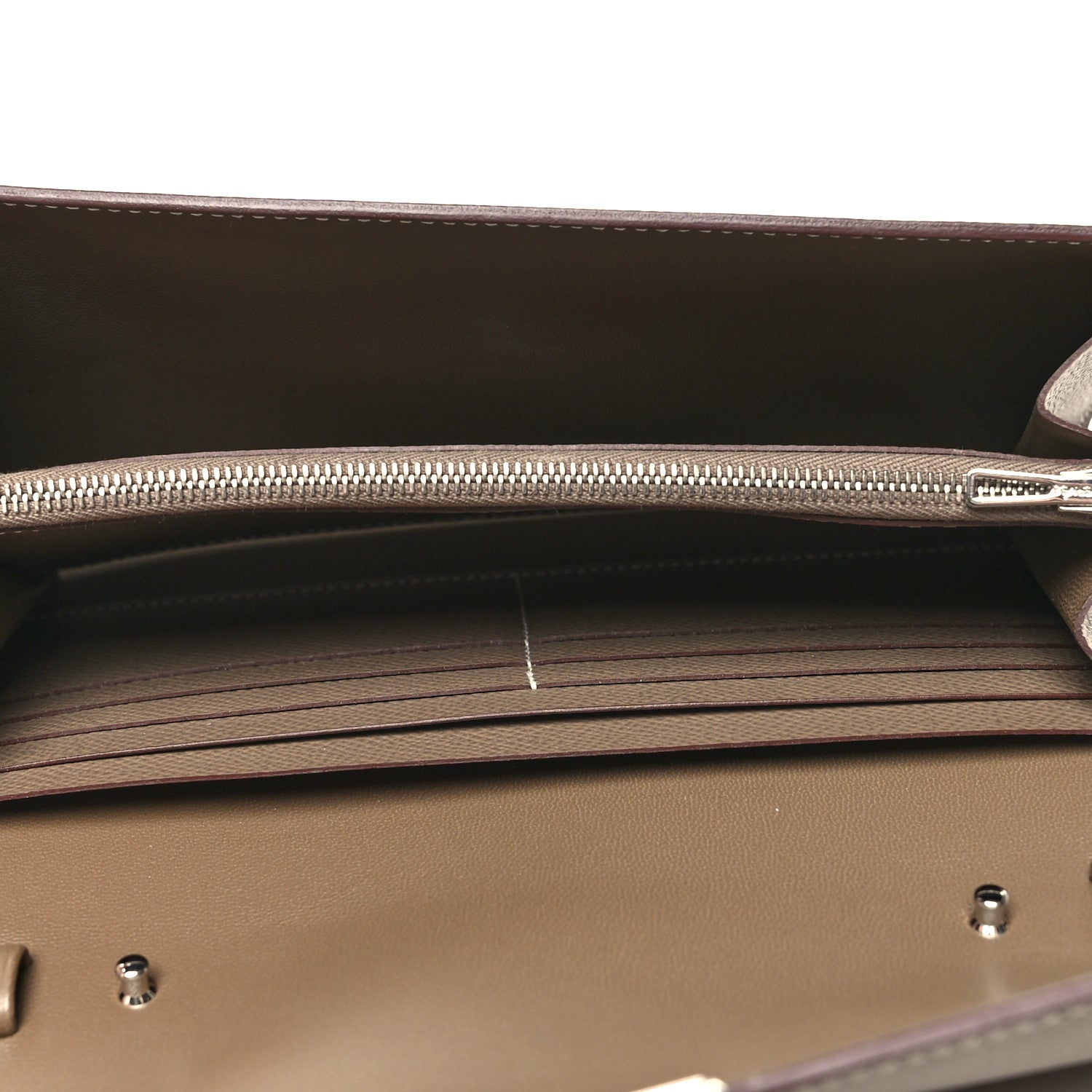 Hermes Epsom Constance Long To Go Wallet Etoupe 5 of 10