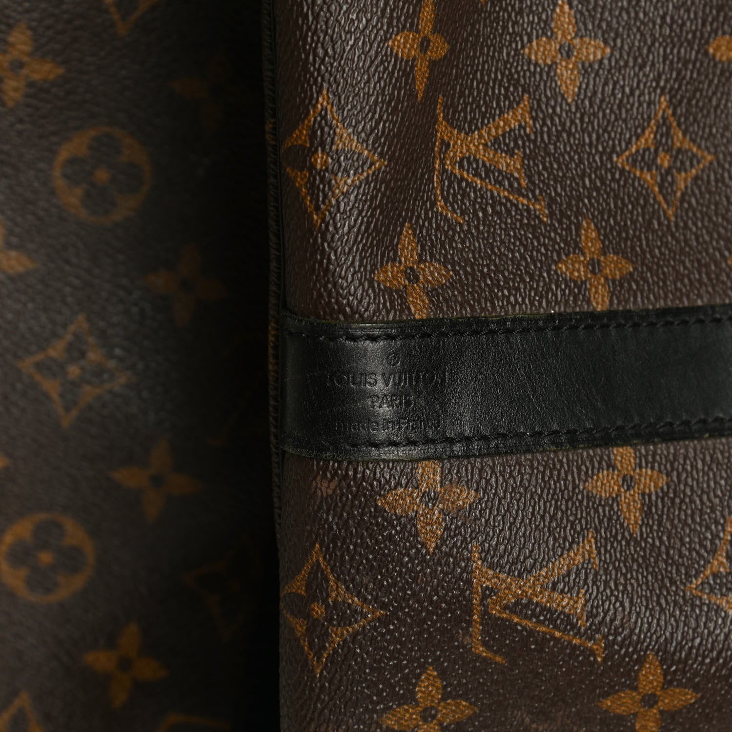 Louis Vuitton Monogram Macassar Keepall Bandouliere 45 6 of 17