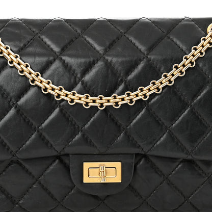 Chanel Aged Calfskin Quilted 2.55 Reissue 226 Flap Black 8 of 10