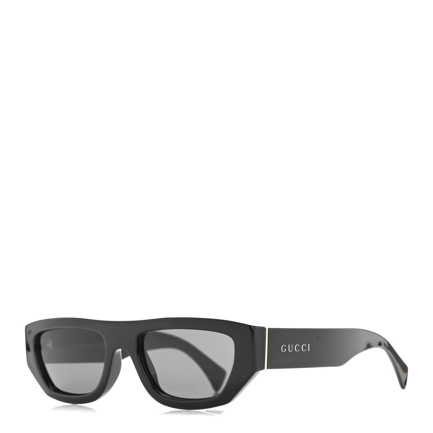 Acetate Rectangle Frame Sunglasses GG1134S Black