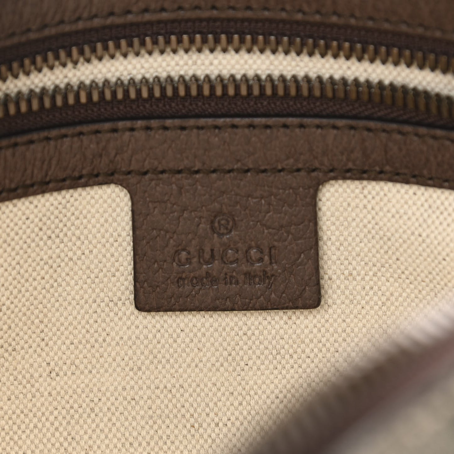 Soft GG Supreme Monogram Medium Ophidia Belt Bag Dark Brown