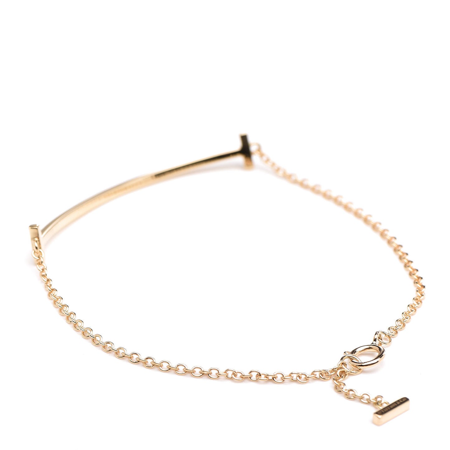 18K Yellow Gold T Smile Bracelet