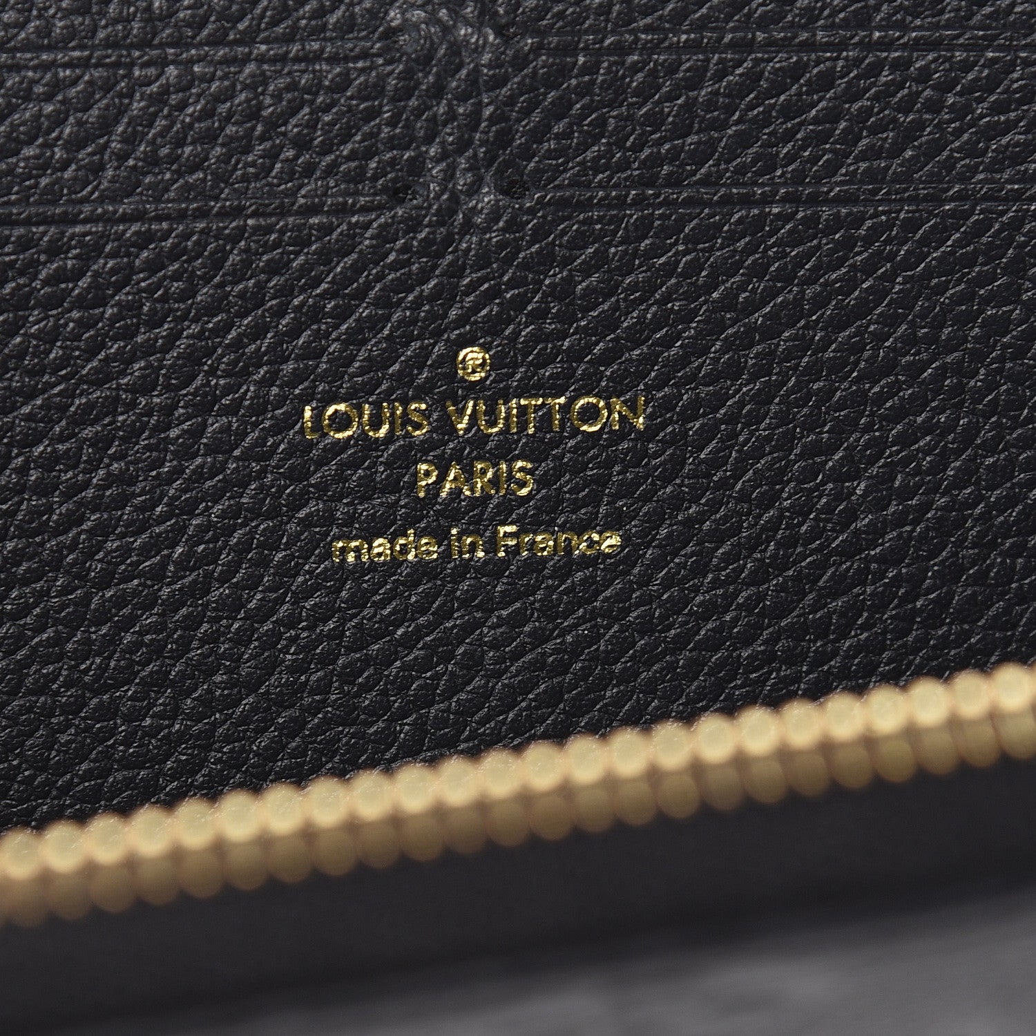Louis Vuitton Empreinte Clemence Wallet Black 6 of 7
