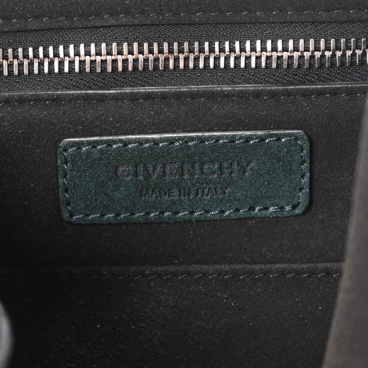 Givenchy Suede Small Shark Lock Satchel Green 6 of 10