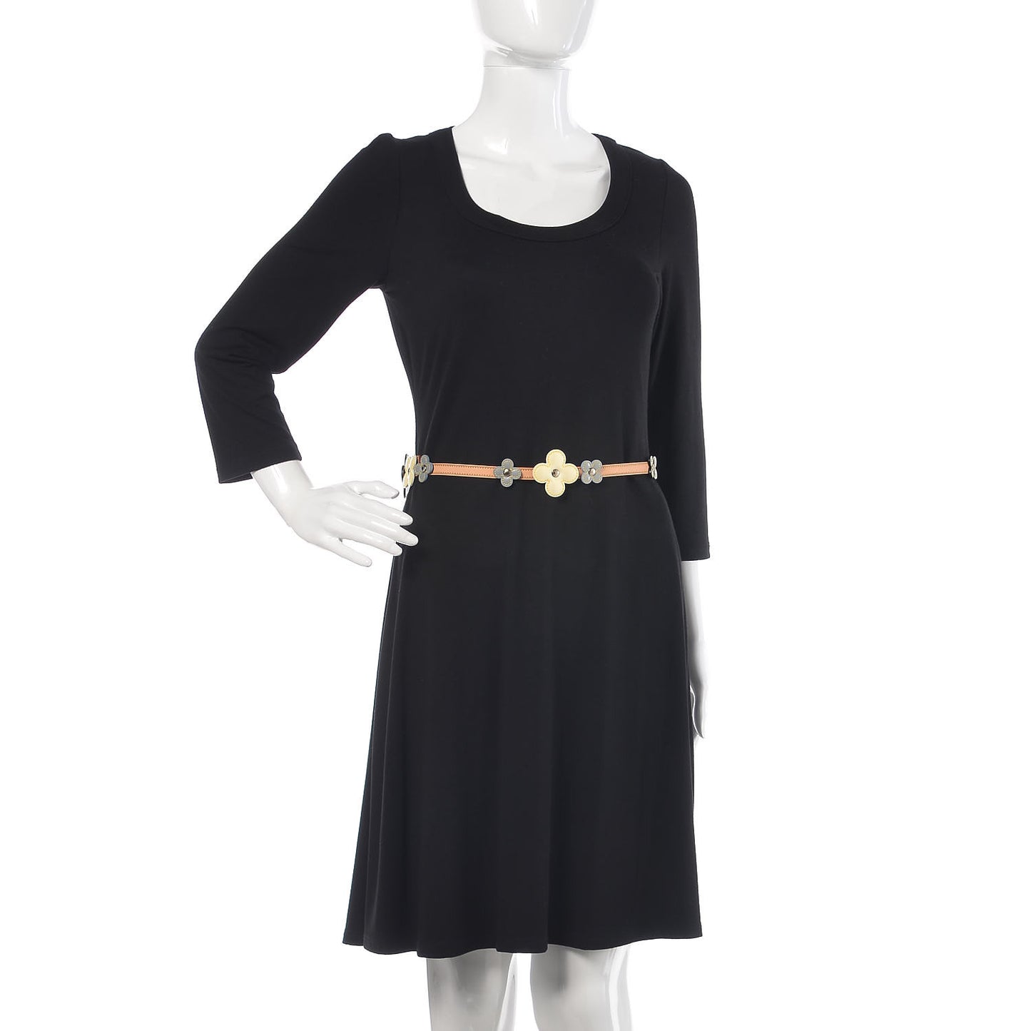 Patent Fleurs Belt