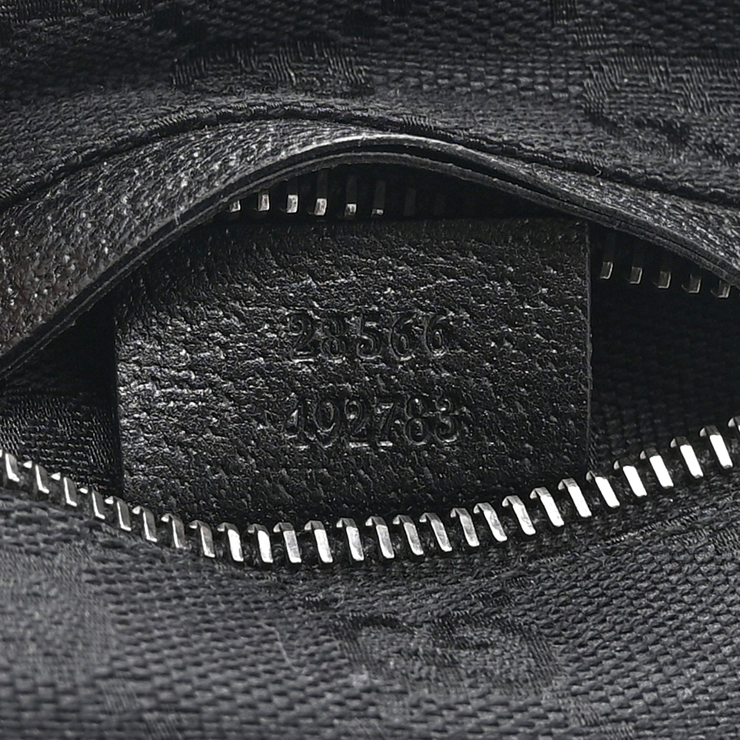 GG Monogram Double Pocket Belt Bag Black
