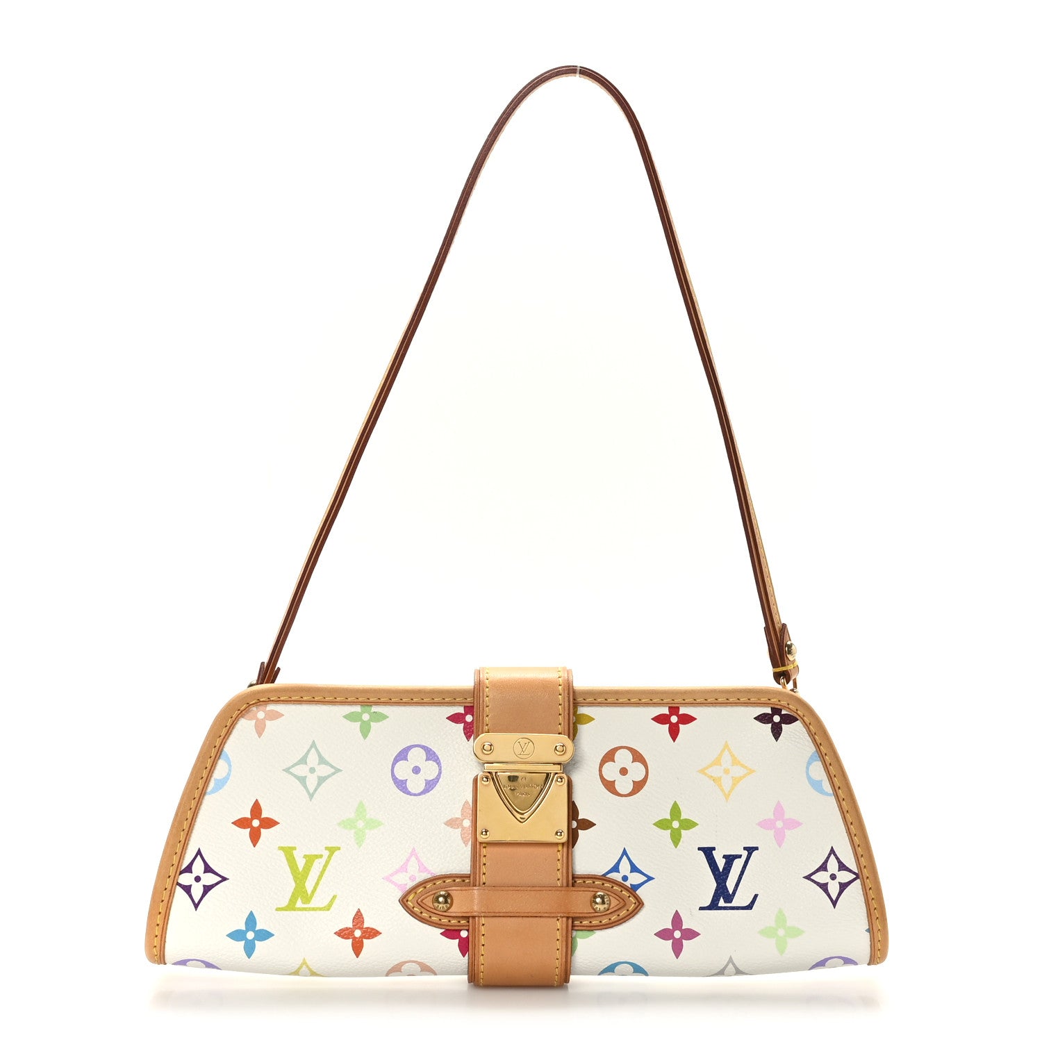 Louis Vuitton Monogram Multicolor Shirley White 1 of 8
