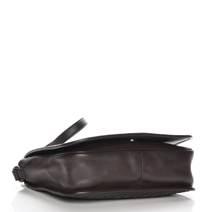 Bottega Veneta Nappa Intrecciato Messenger Bag Ebano 4 of 7
