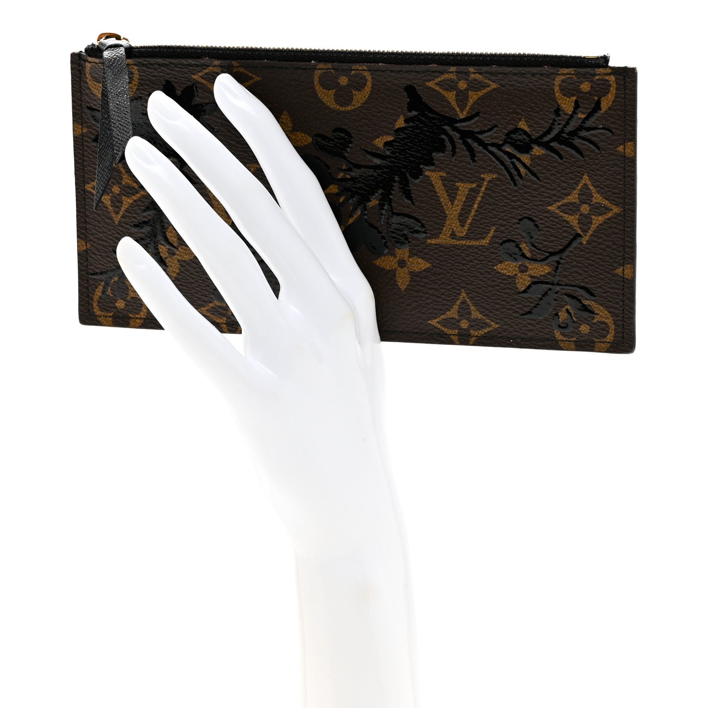 Monogram Blossom Felicie Chain Wallet Zippered Insert