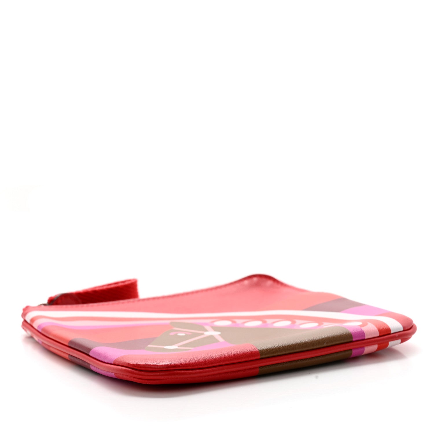 Hermes Swift Carre Rainbow Love Pocket Pouch Rouge Coeur Alezan 4 of 9