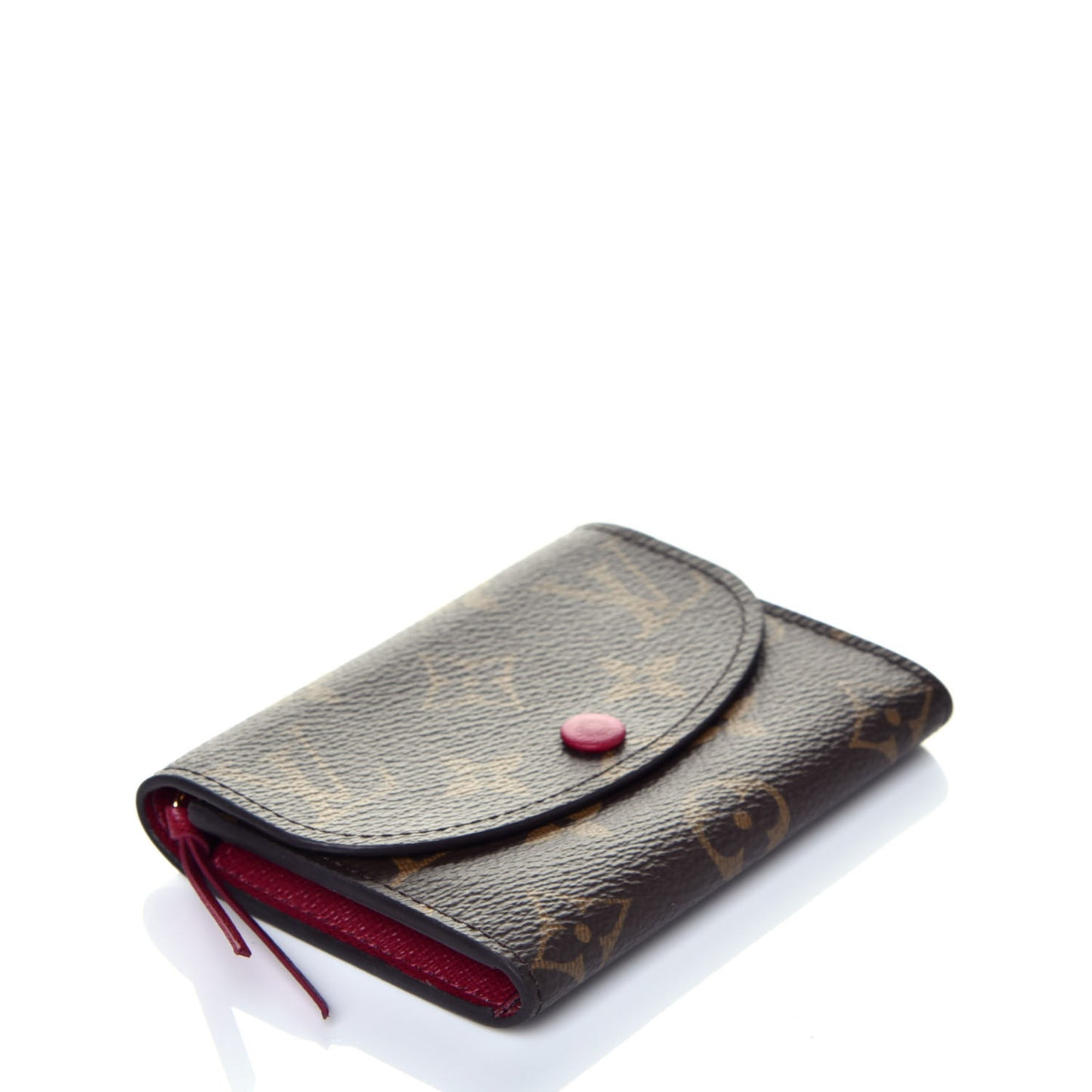 Monogram Rosalie Coin Purse Fuchsia