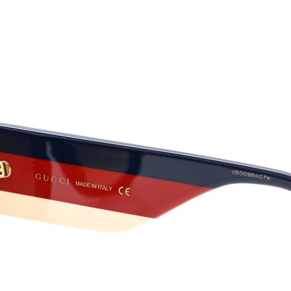Gucci Acetate Web Oversized Frame Rectangle Sunglasses GG0276S Tortoiseshell 5 of 8