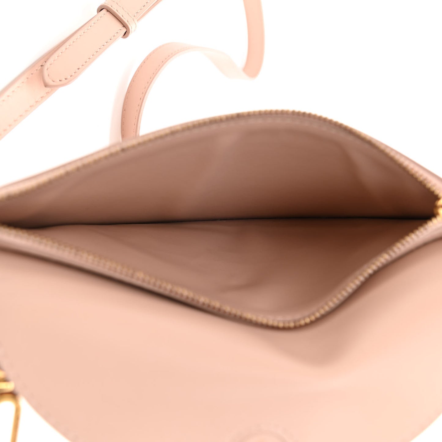 Patent Small D Crossbody Bag Pink