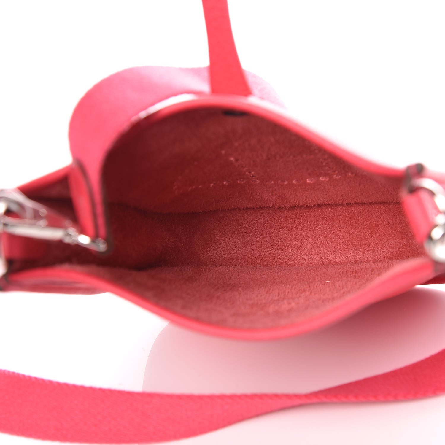Hermes Taurillon Clemence Evelyne TPM Rose Extreme 7 of 10