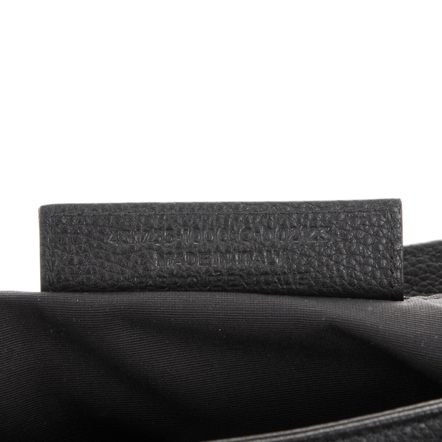 Baby Grained Calfskin Le Dix Large Soft Cartable Black