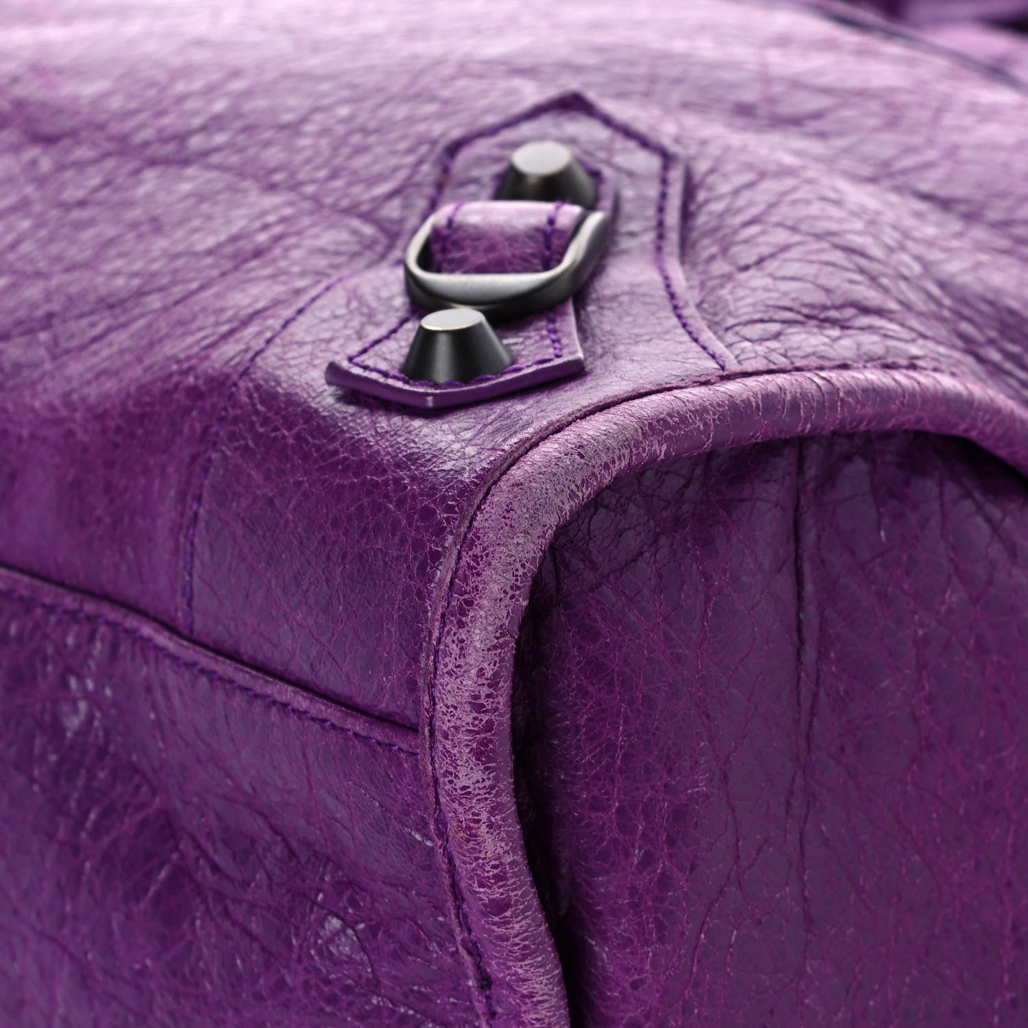 Balenciaga Agneau Classic Hardware City Dark Violet 6 of 14