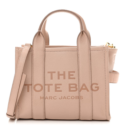 Marc Jacobs Grained Calfskin Small The Tote Bag Rose Dust 1 of 12