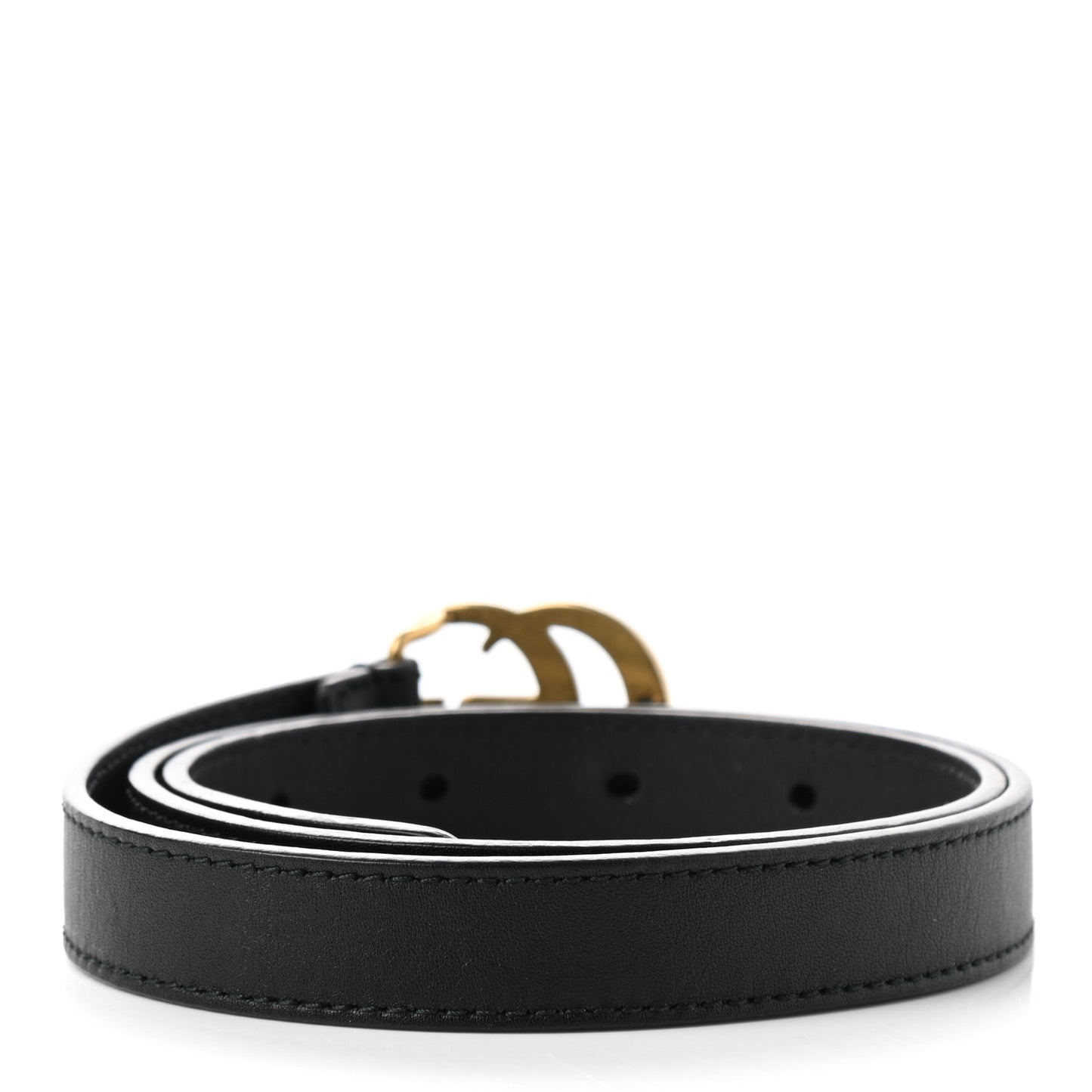 Calfskin Double G 20mm Belt 70 28 Black