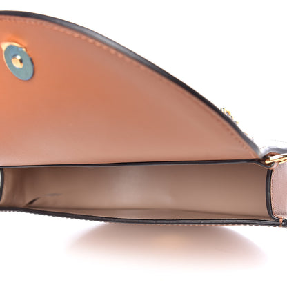 Chloe Spazzolato Sfumato Lambskin Calfskin Small Nile Bracelet Minaudiere Bag Caramel 5 of 10