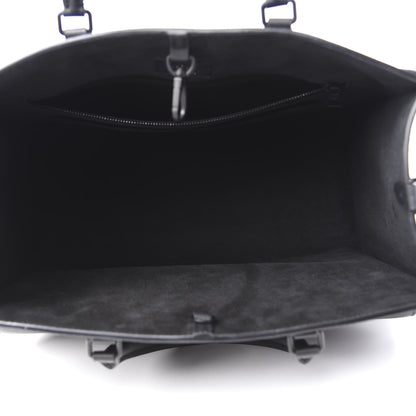 Louis Vuitton Soft Calfskin Lockme Tote MM Black 5 of 10