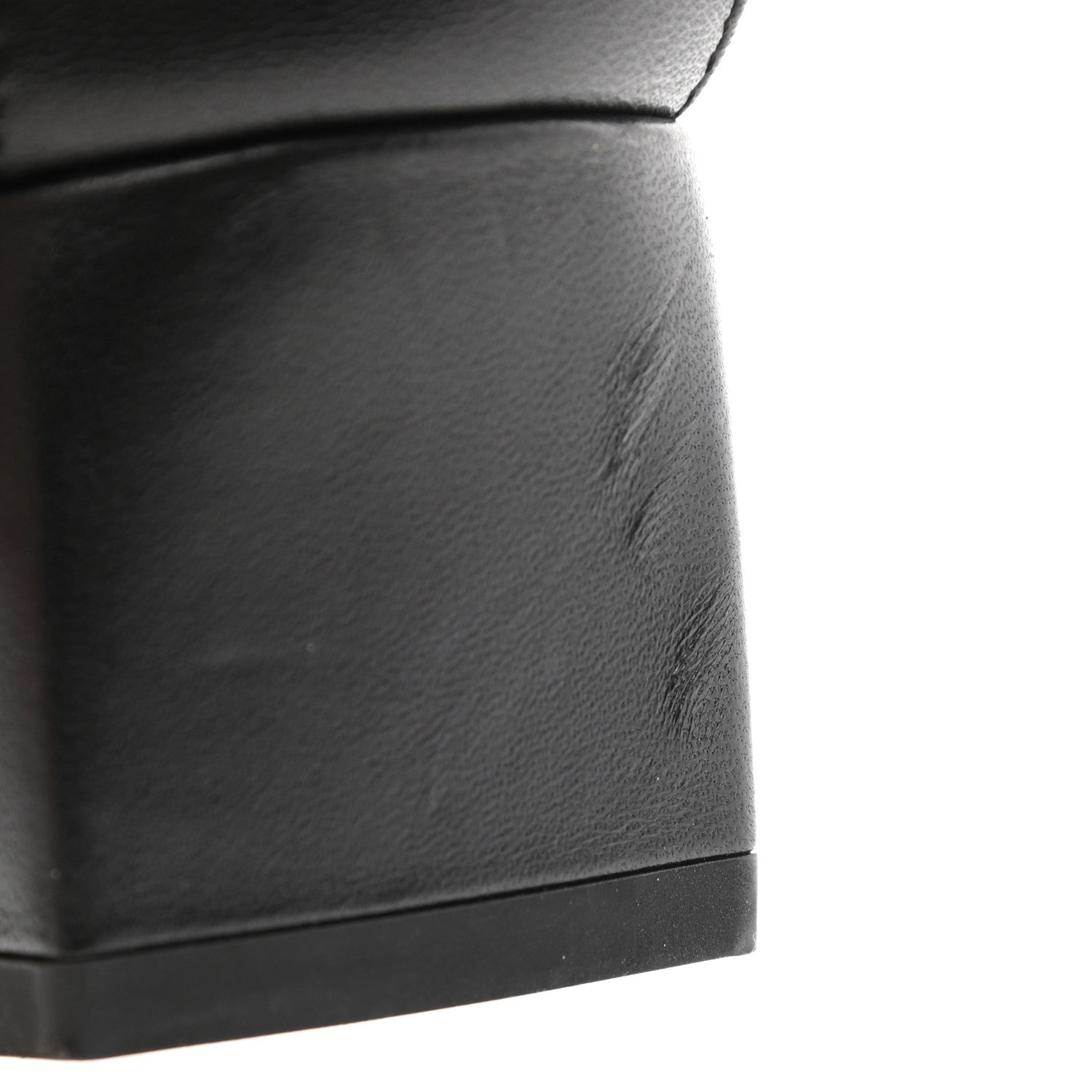 Chanel Lambskin Grosgrain Cap Toe Logo Ankle Strap Pumps 39 Black 9 of 9