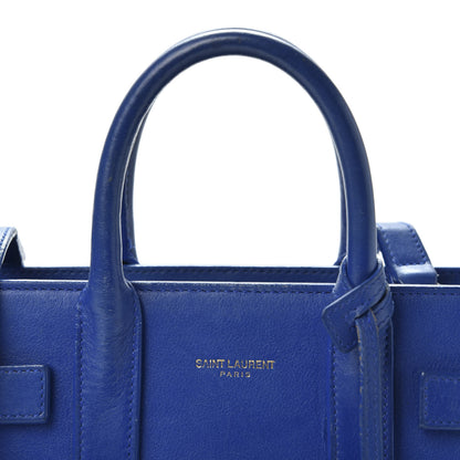 Saint Laurent Calfskin Nano Sac De Jour Royal Blue 16 of 16