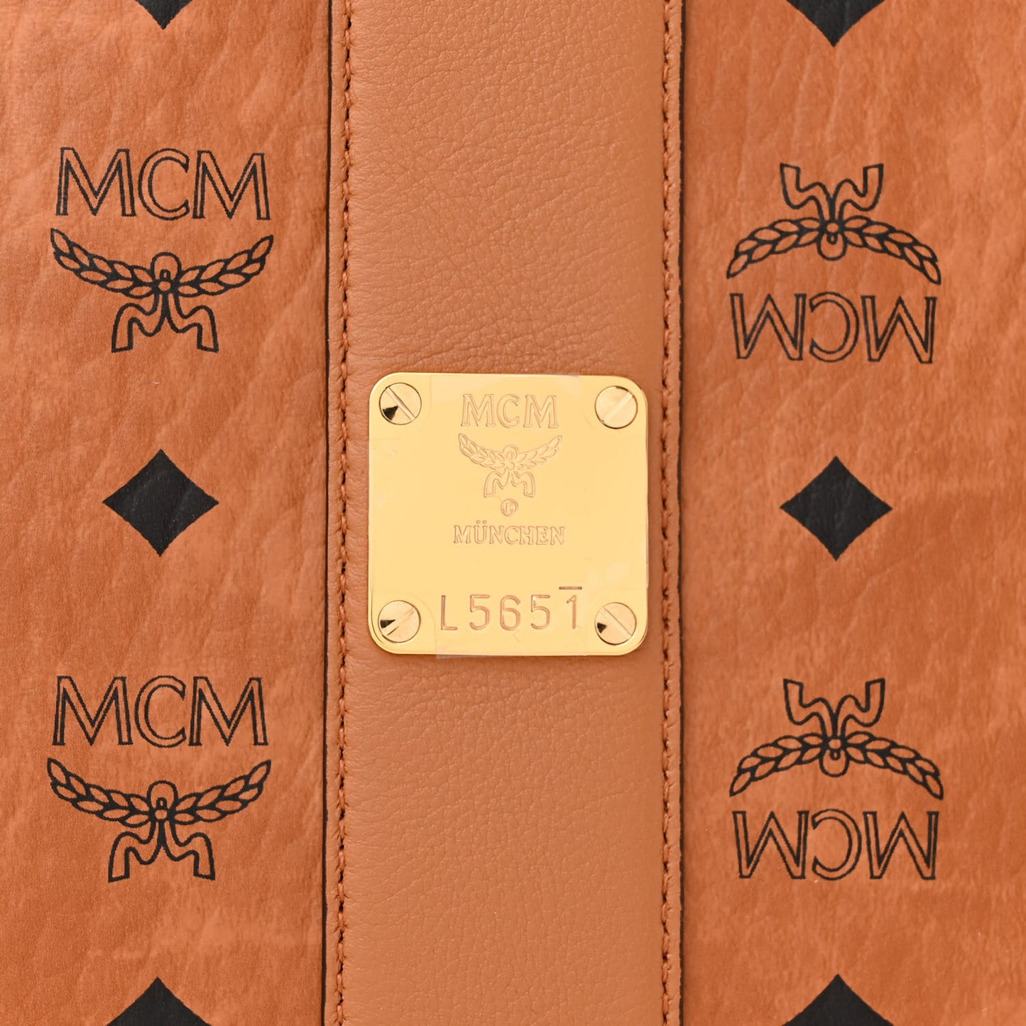 Visetos Medium Liz Reversible Shopper Tote Cognac