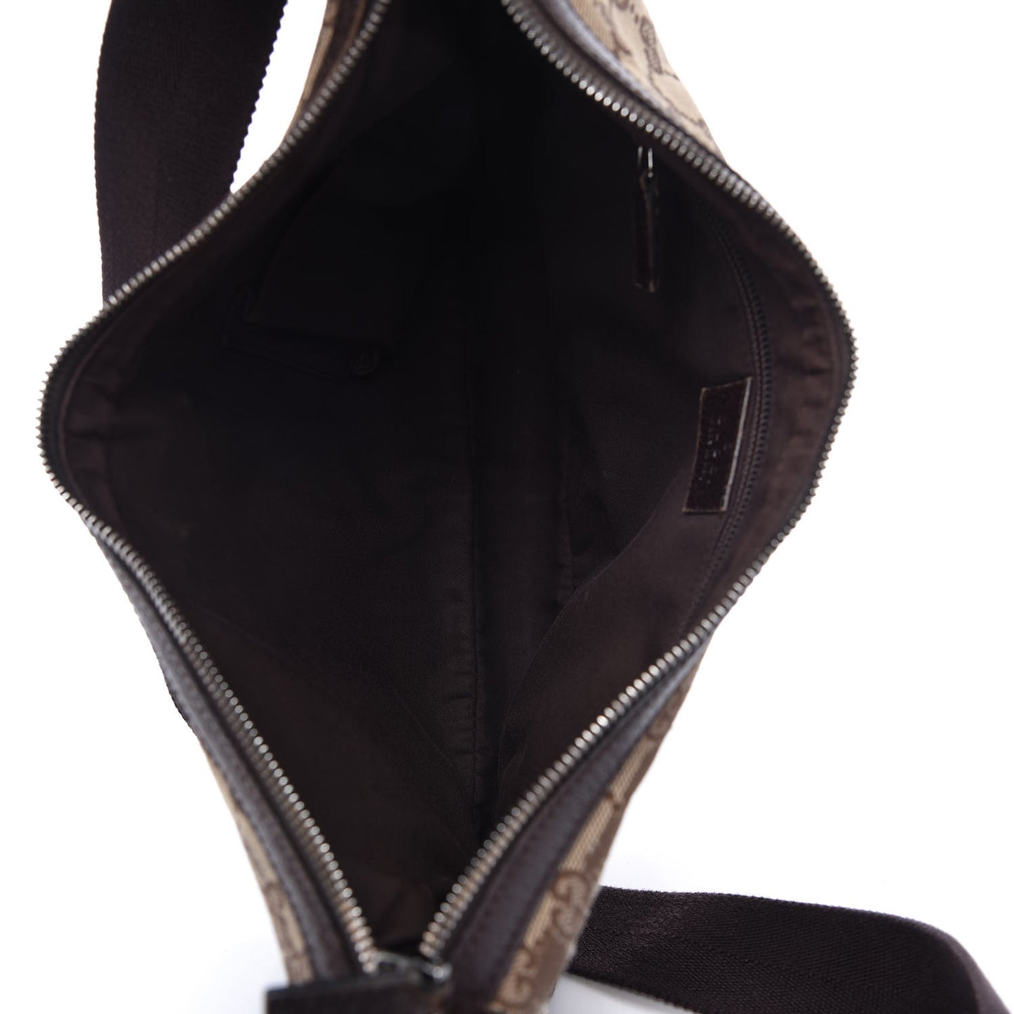 Monogram Medium Half Moon Hobo Dark Brown