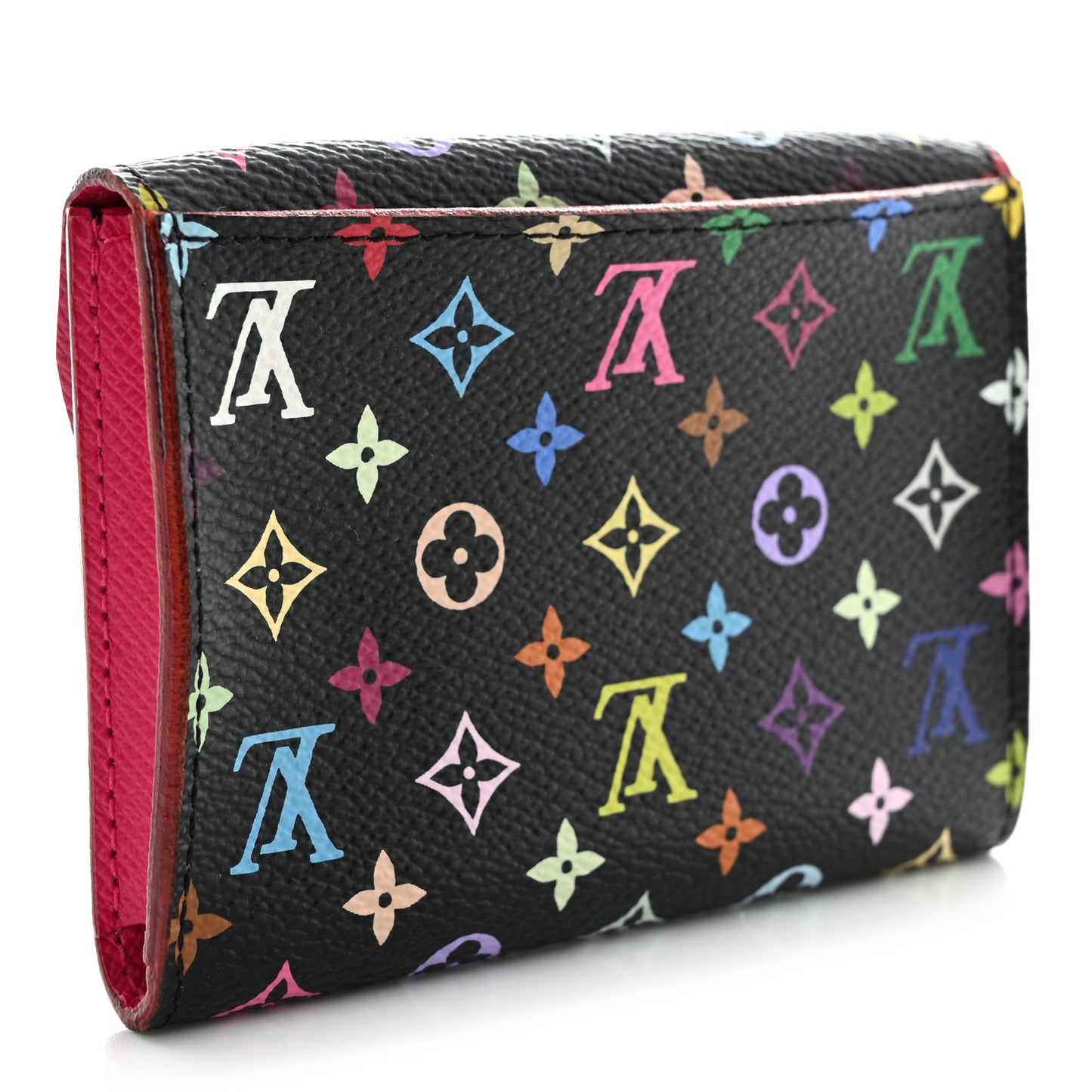 Monogram Multicolor Business Card Holder Black Grenade