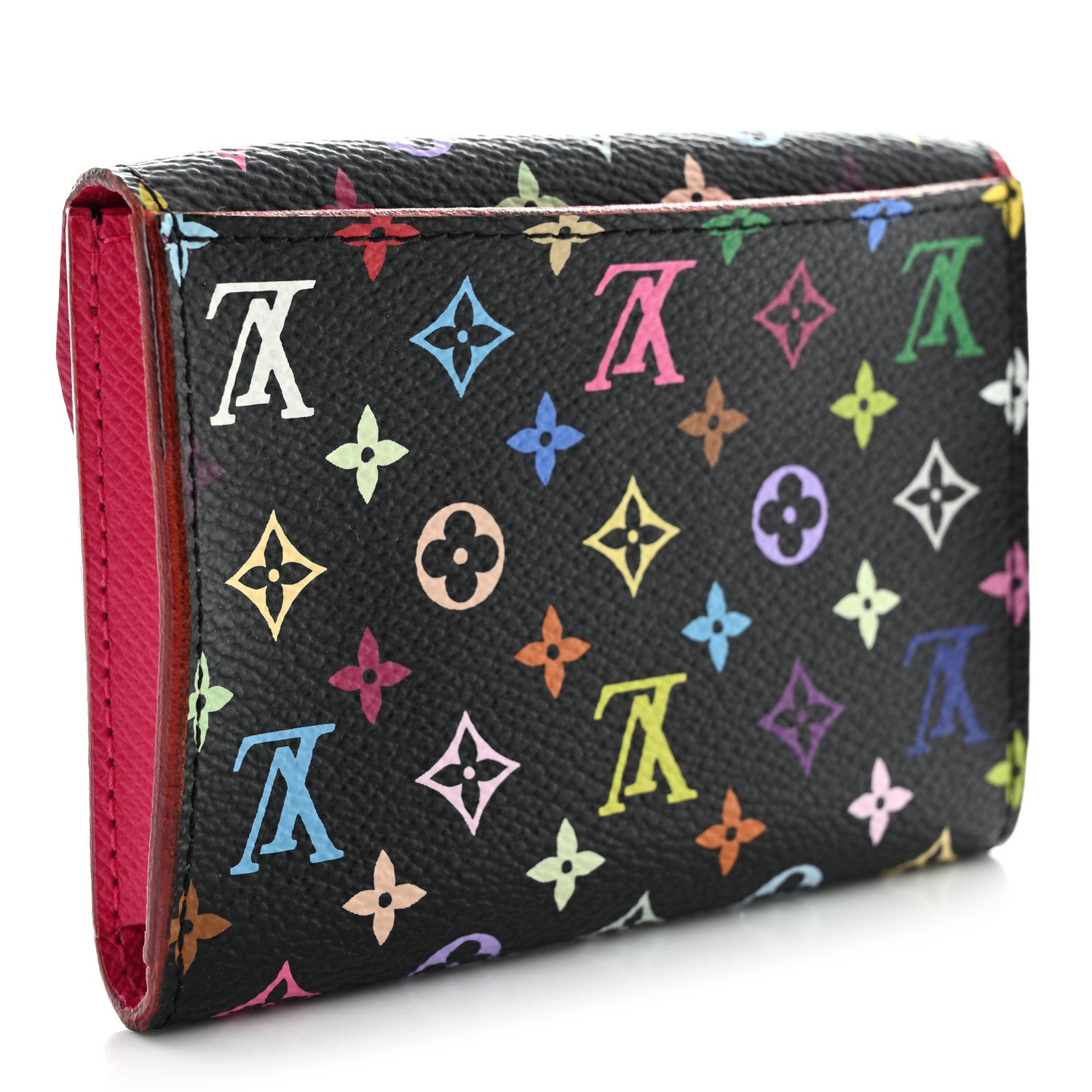 Louis Vuitton Monogram Multicolor Business Card Holder Black Grenade 3 of 9