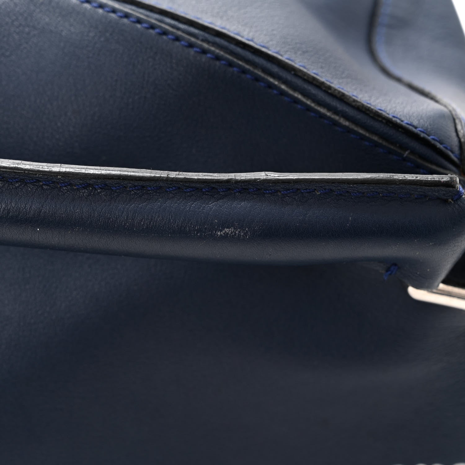 Loewe Calfskin Medium Puzzle Bag Marine 12 of 16