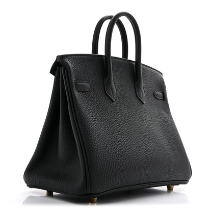 Hermes Togo Birkin 25 Black 2 of 9