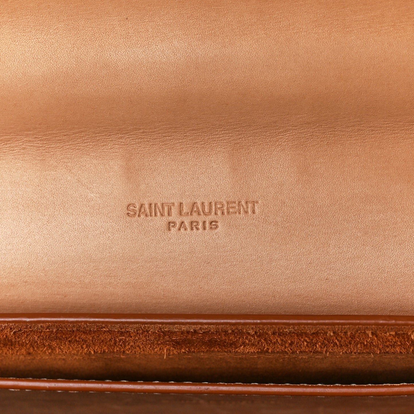 Smooth Vintage Calfskin Monogram Medium Kaia Satchel Gold