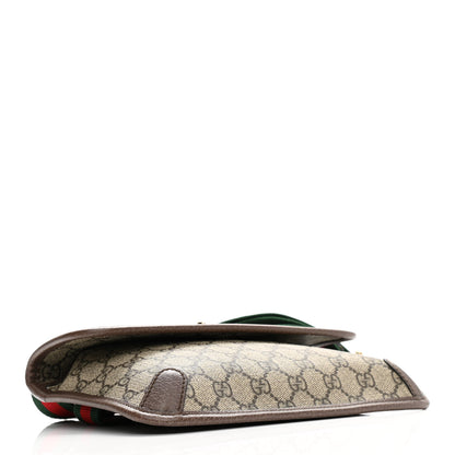 Gucci GG Supreme Monogram Neo Vintage Web Belt Bag Brown 3 of 10