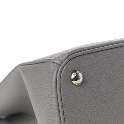 Prada Saffiano Medium Galleria Double Zip Tote Marmo 7 of 19